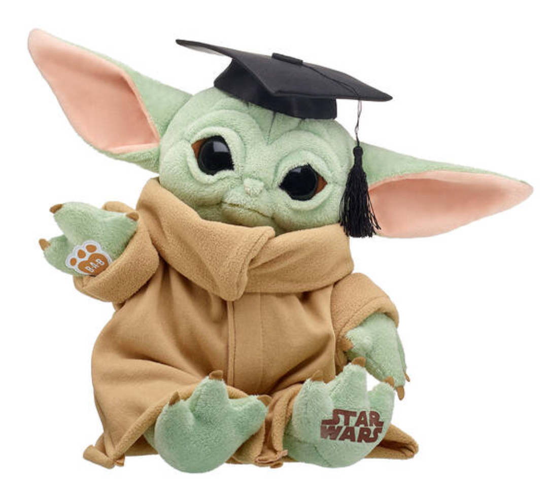 Grogu Plush Graduation Cap Set